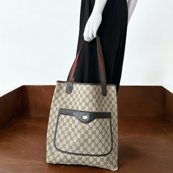 Authentic Gucci Tote Bag with Cherryline - Picture 4 of 16